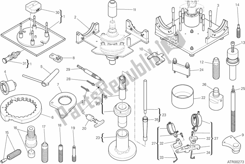 All parts for the 01a - Workshop Service Tools of the Ducati Superbike 959 Panigale ABS 2018